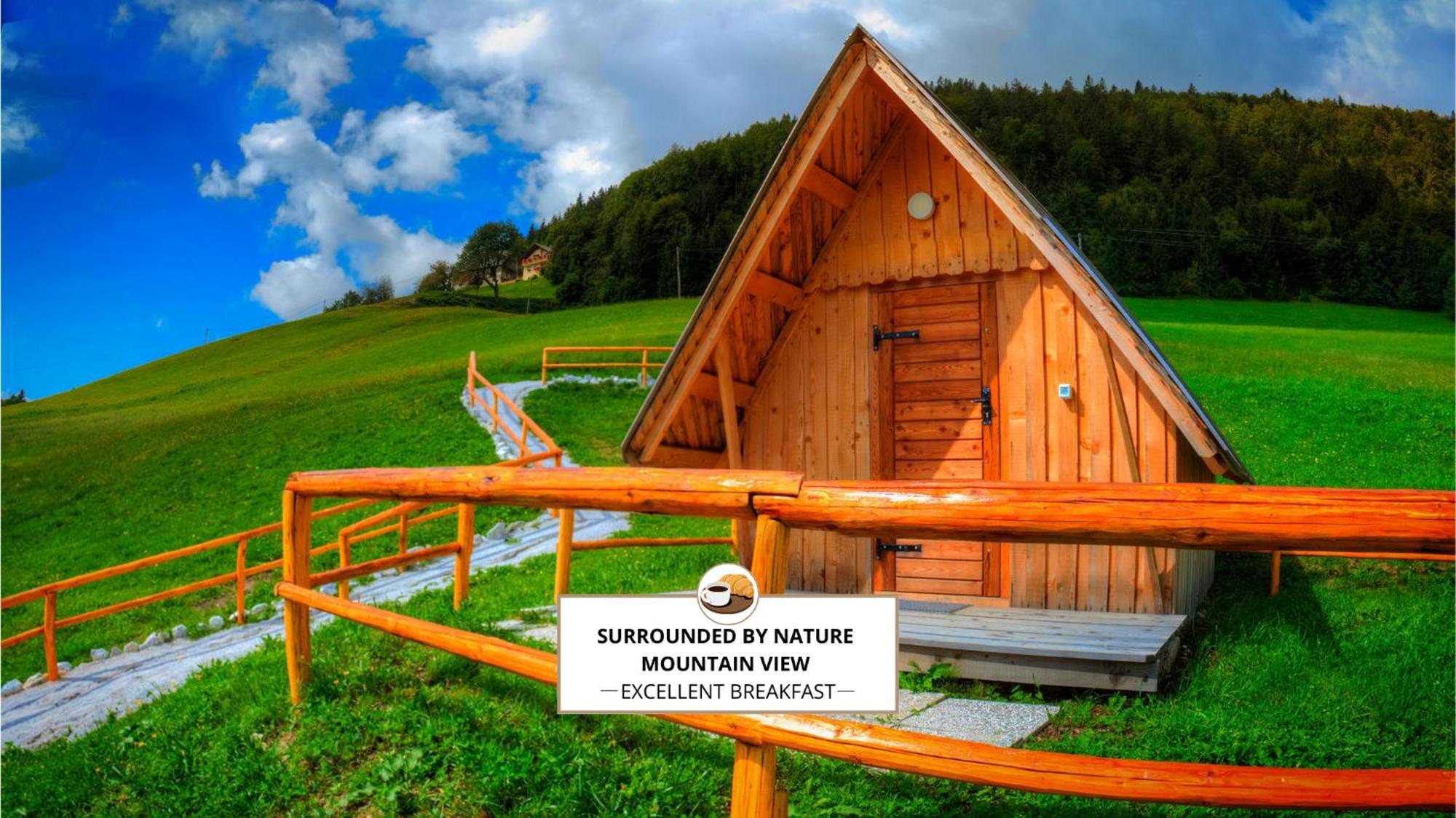 Glamping Vrhovc Hotel Zelezniki Kültér fotó